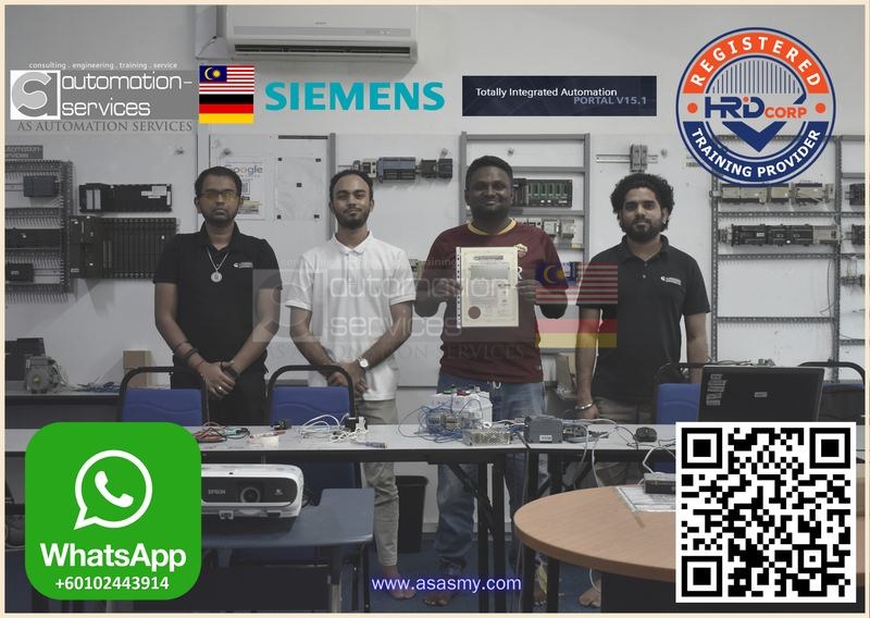 Siemens TIA Portal V15.1 Software with S7-1200, KTP400 Hardware, VFD Drive Control , WinCC Runtime , HMI & SCADA , Basic to Advance, 5 Days, Form a company that Produce and Manufacturing Machines.
