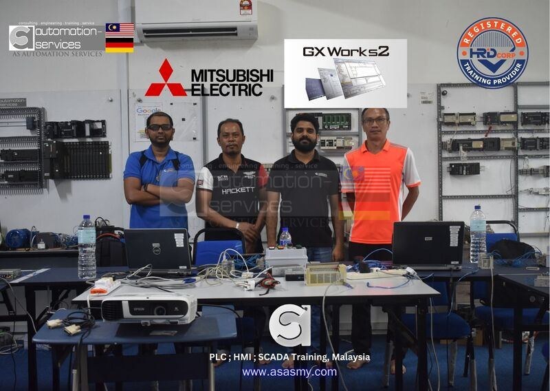 Successful Training on GX-WORKS 2 Software & FX Series PLC for HRDCorp Claim Client