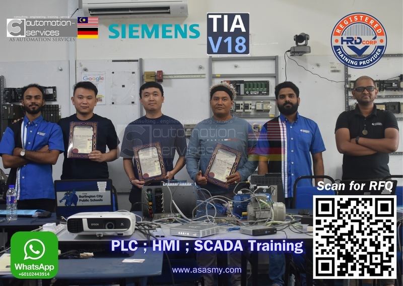 Successful Completion: Siemens S7-1200 PLC, HMI & SCADA Training with Sinamics G120 Drive Control!