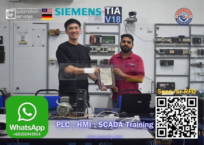 5-Day Siemens S7-1200/1500 PLC, HMI & SCADA Mastery – Johor Bahru (18–27 July 2025)