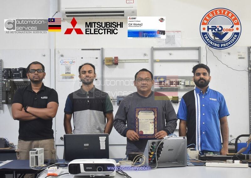 Completed Mitsubishi FX Series PLC, HMI & SCADA Training – April 25–30, 2025