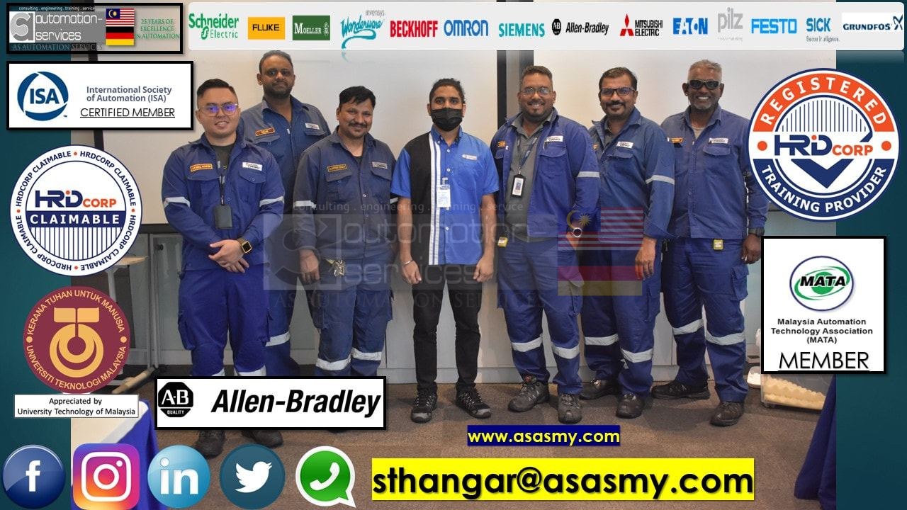 PLC , HMI , SCADA TRAINING in Allen Bradley RSLogix 5000 Software with Control/Compact Logix Hardware, Basic to Intermediate , In-House / From a Company that produce/manufacture Electronics, Mobility, High performance materials, Olefins & derivatives, Ba