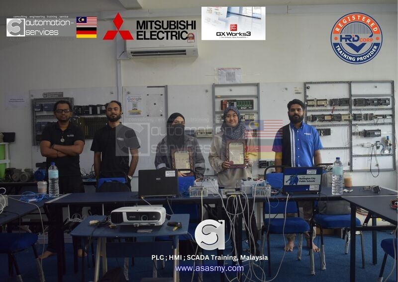 Successful PLC & HMI Training with GX-WORKS 3 Software at AS Automation Services