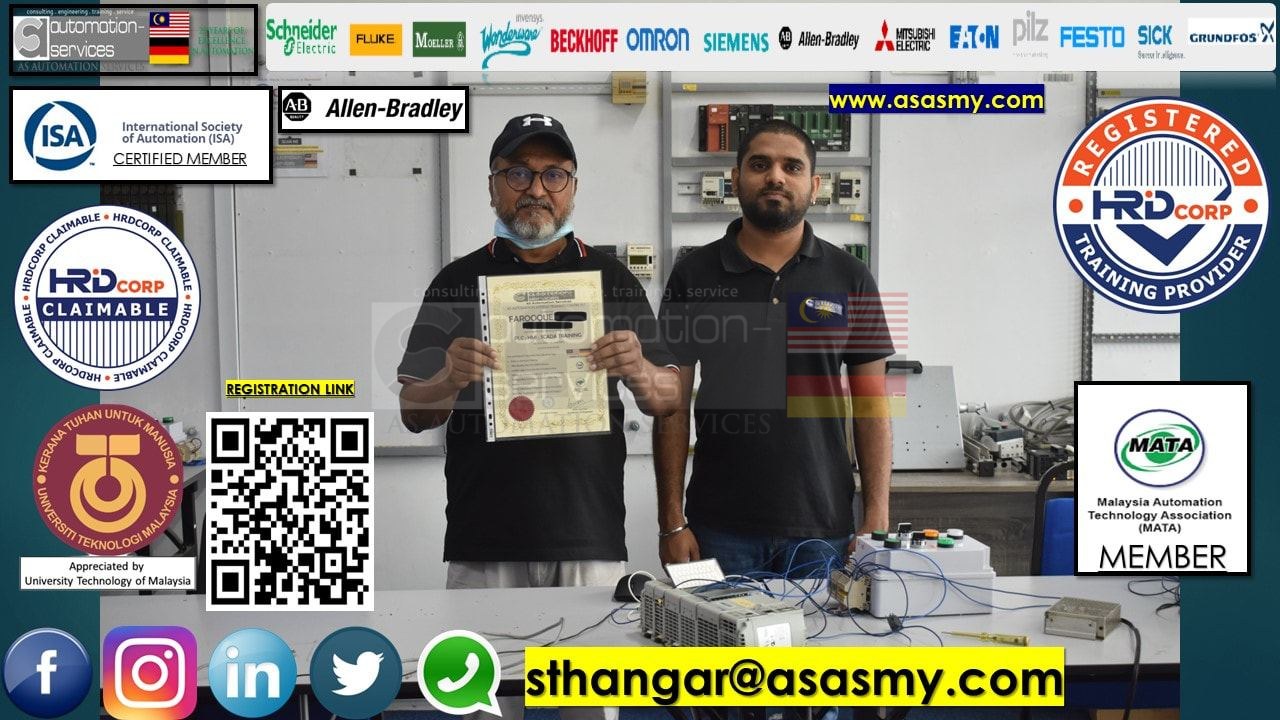 Allen Bradley RSLogix 5000 Software with Control/Compact Logix Hardware. PLC , HMI , SCADA TRAINING in Basic to Advance , Personal Sponsor, Offshore, Singapore , 5 Days.