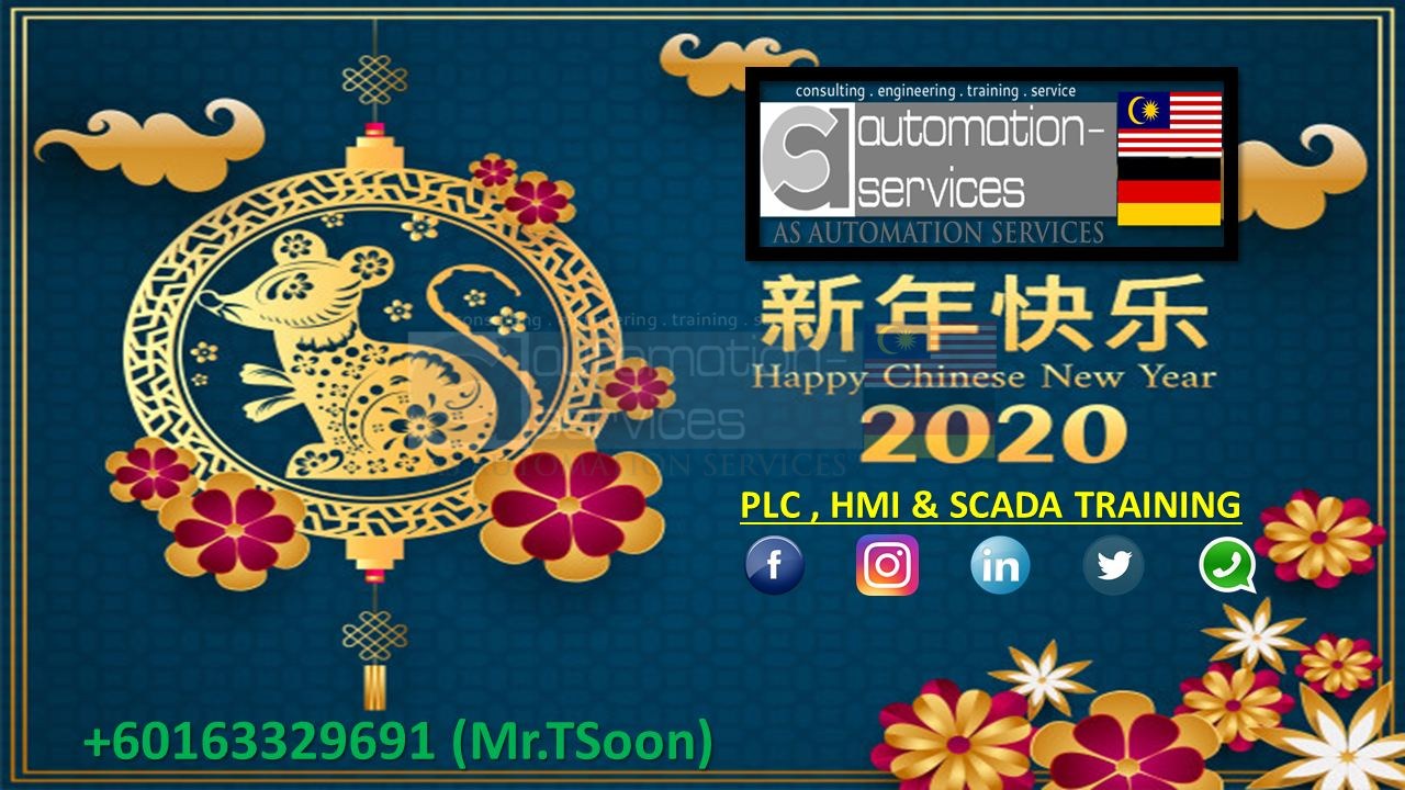 happy Chinese new year 2020 / PLC Training Center Malaysia