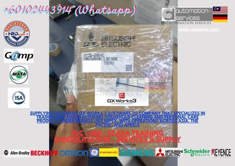 Mitsubishi GX Works 3 Software – Original License Delivered!