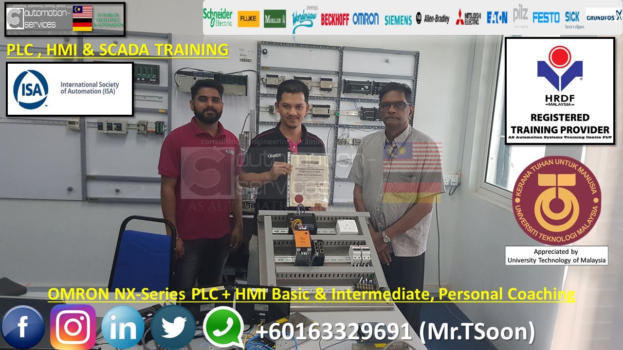 OMRON NX Series + NB Series HMI with Sysmac Studio Software, Basic & Intermediate, Personal Coaching