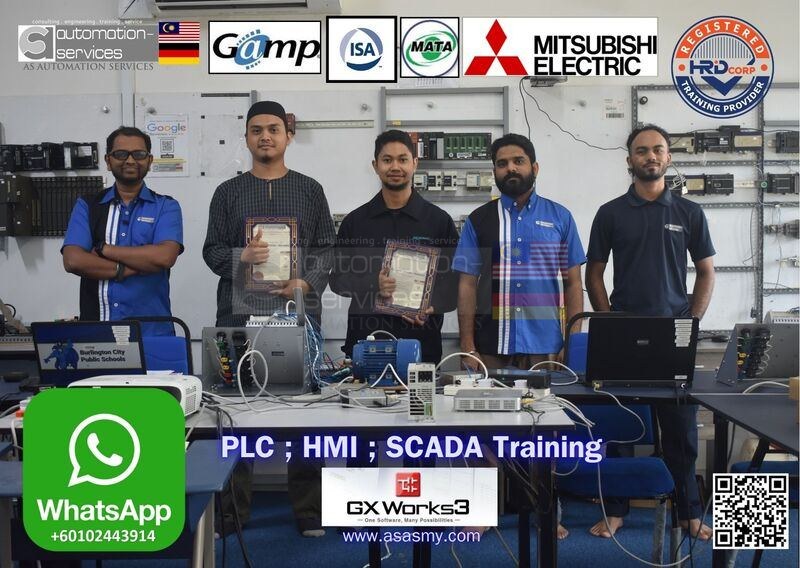 Mitsubishi FX5U & Weintek HMI - 5-Day HRDCorp Malaysia Claimable PLC & HMI Training Successfully Completed