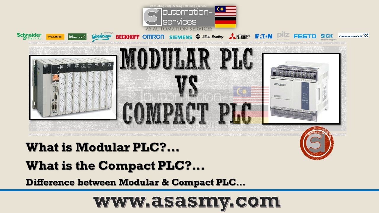 Difference between Modular PLC & Compact PLC (PLC Training Centre Malaysia)