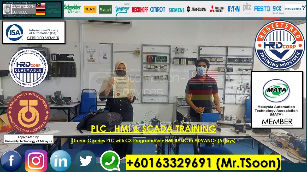 OMRON CX-PROGRAMMER + HMI BASIC to ADVANCE. (5 Days) — training photo