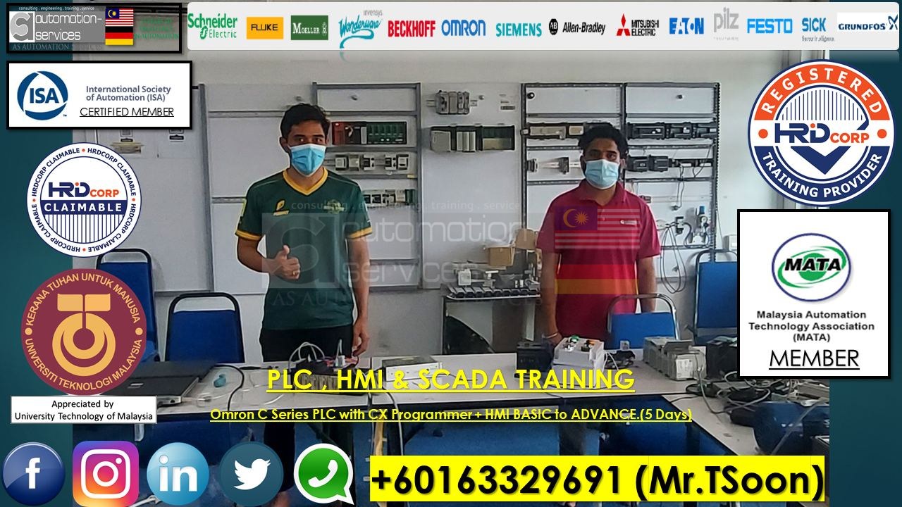OMRON CX-PROGRAMMER + HMI BASIC to ADVANCE. (5 Days) 1 PAX, Company Sponser (Manufacture Resins Materials, High Performance Materials, Electronics and other new products).