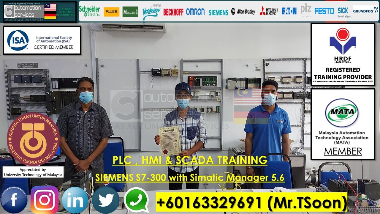 Siemens S7-300 PLC, Simatic Manager V5.6 Basic to Advance from Gelang Patah