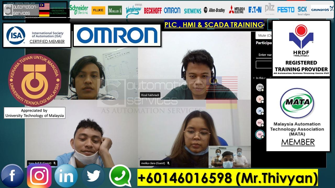 OMRON C SERIES PLC ONLINE TRAINING INTERMEDIATE TO ADVANCE (Contract Base, Batch 1).