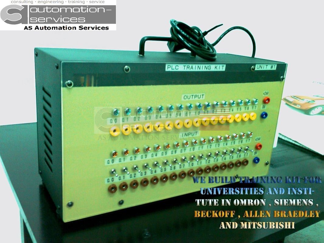 TRAIN AND BUILT PLC TRAINING KIT for STUDENT , UNIVERSITIES AND OTHER INSTITUTE. — training photo