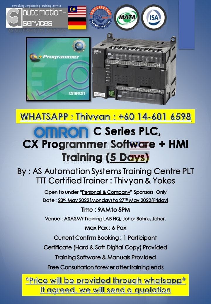 PUBLIC PLC , HMI & SCADA TRAINING IN OMRON C SERIES PLC WITH CX PROGRAMMER SOFTWARE (5 DAYS) — training photo