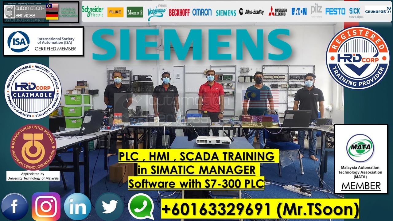 PLC , HMI , SCADA TRAINING in SIMATIC MANAGER Software with S7-300 PLC under SBL-KHAS 2nd batch.