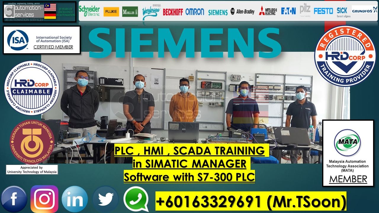 PLC , HMI , SCADA TRAINING in SIMATIC MANAGER Software with S7-300 PLC under SBL-KHAS