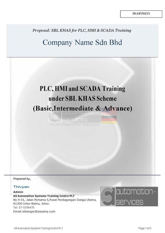 PLC,HMI and SCADA Training under HRDF SBL Khas