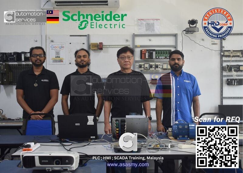 PLC & HMI Training with Schneider TM221 PLC, Basic to Advance , 5 Days.