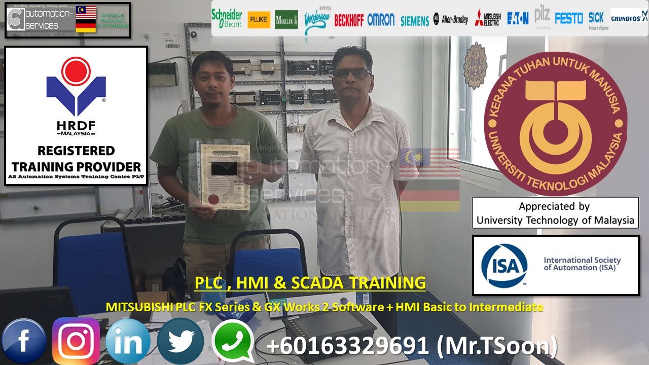 MITSUBISHI PLC FX Series & GX Works 2 Software + HMI + Servo Motor Basic & Intermdediate | Kuantan,Pahang,Malaysia | 3 Days.
