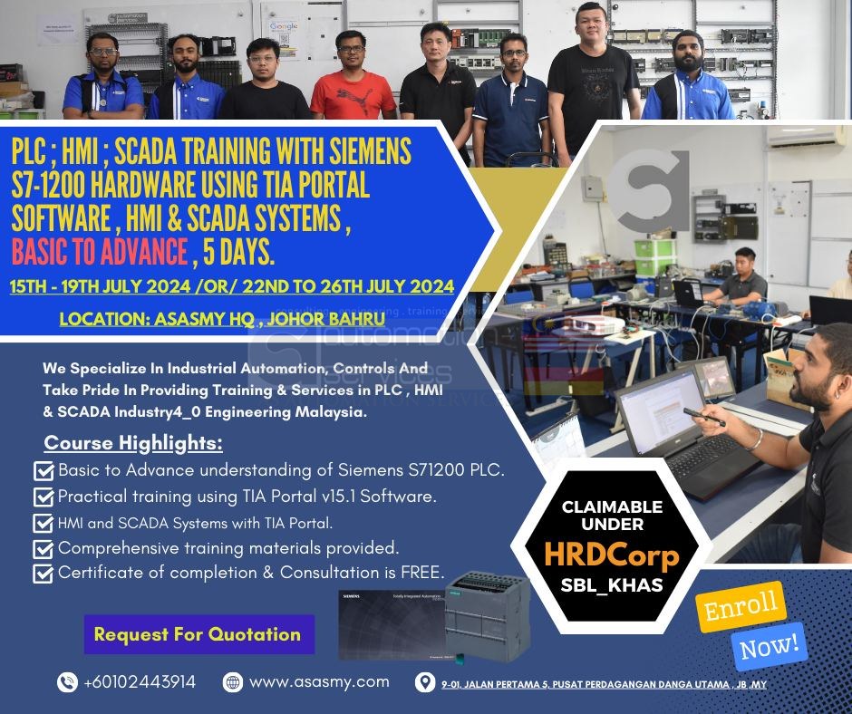 Upcoming PLC, HMI, SCADA Training with Siemens S7-1200 Hardware. — training photo