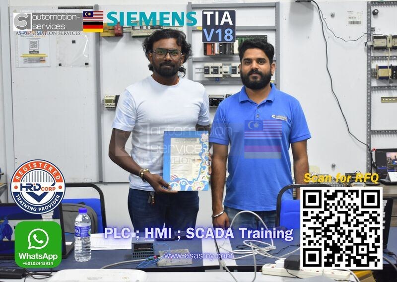 3-Day Siemens S7-1200 PLC & HMI Training Conducted in Johor Bahru – AS Automation Services