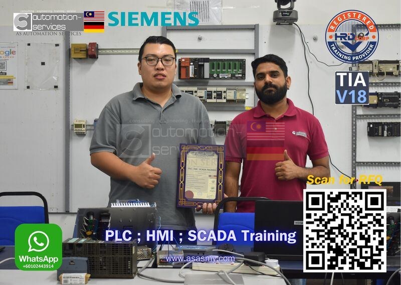 Siemens S7-1200 PLC Training for Automotive Electronics Manufacturer in Johor Bahru