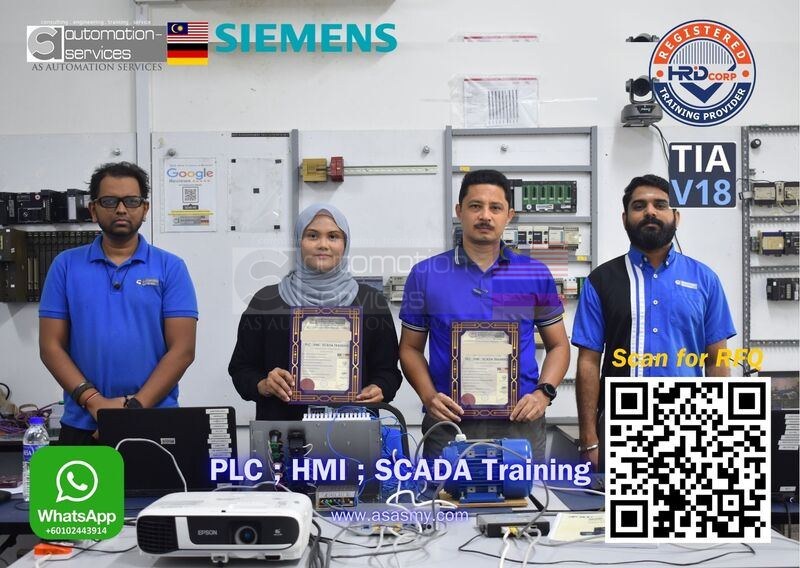 Siemens S7-1200 PLC, HMI & Sinamics G120 Drive Training — Johor Bahru (5-Day Program)