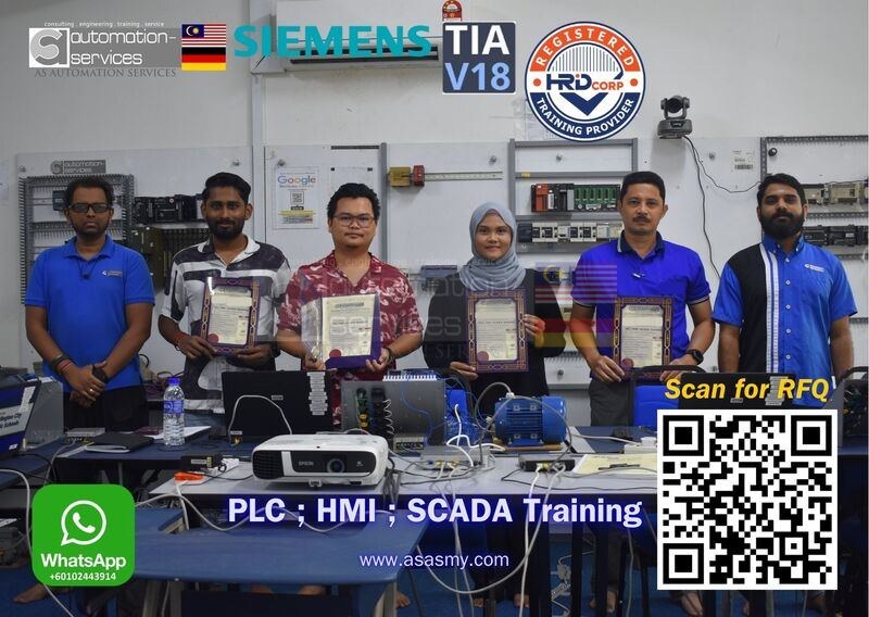 Siemens S7-1200 PLC, HMI & SCADA Training – 22 to 26 September 2025