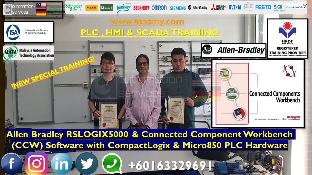 Allen  Bradley  RSLogix5000 & CCW V10 + HMI with CompactLogix &  Micro850 PLC Hardware , 2 PAX for a company that is an Importer and  Exporter/distributor dealing in Computer Color Matching  System,  Programed For Ink, ink Dispensing System, equipment A