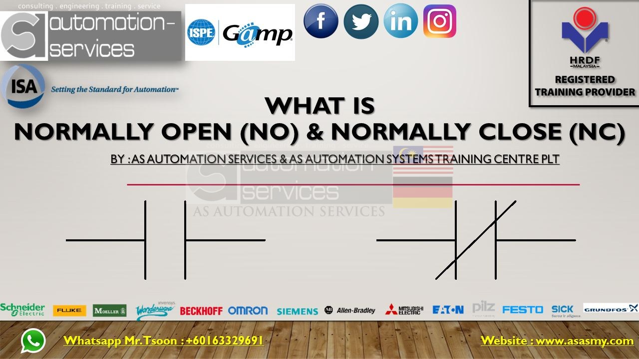 What Is Normally Open and Normally Closed in Ladder Diagram PLC. #asasmy — photo 1 of 6