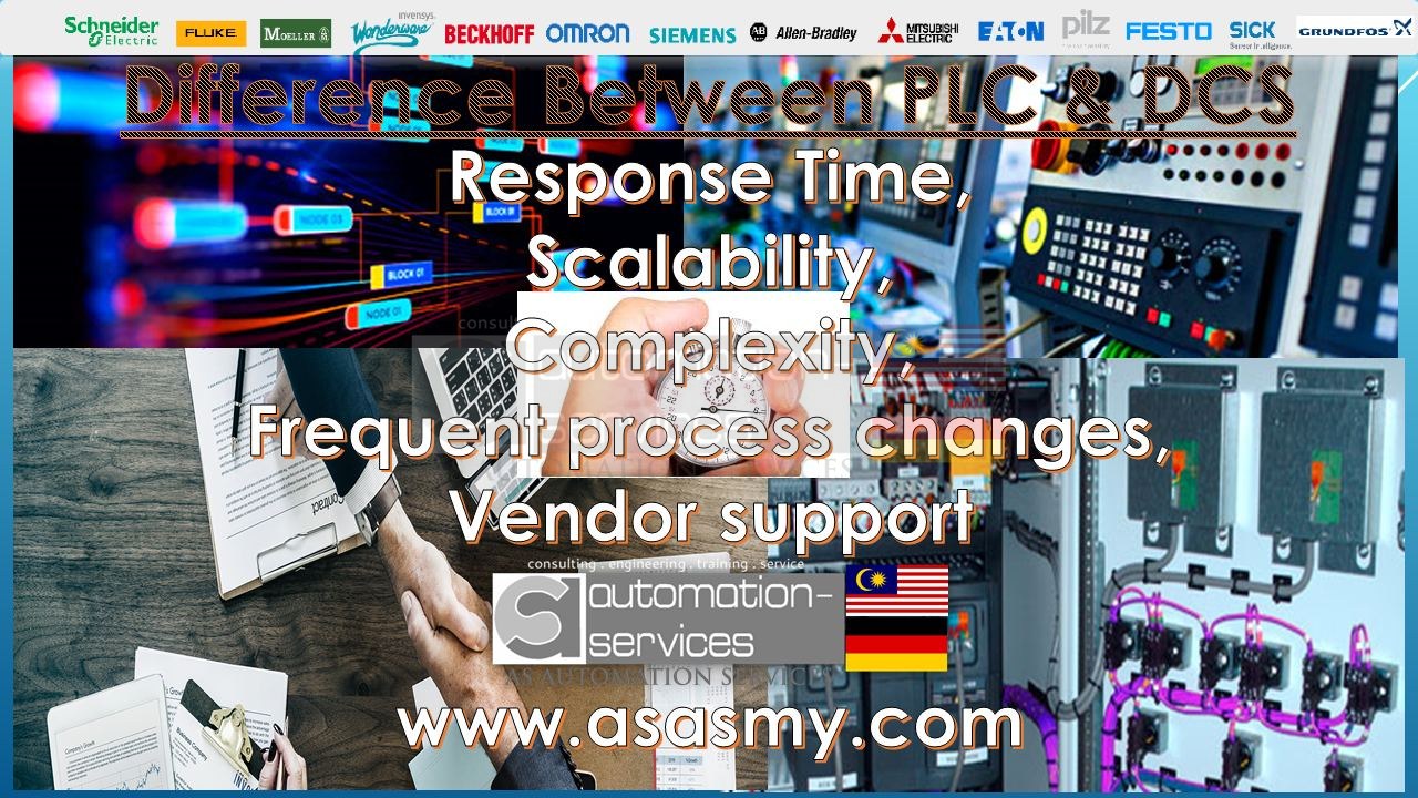 Difference Between PLC & DCS by Malaysian industrial automation trainer, - by asasmy.com