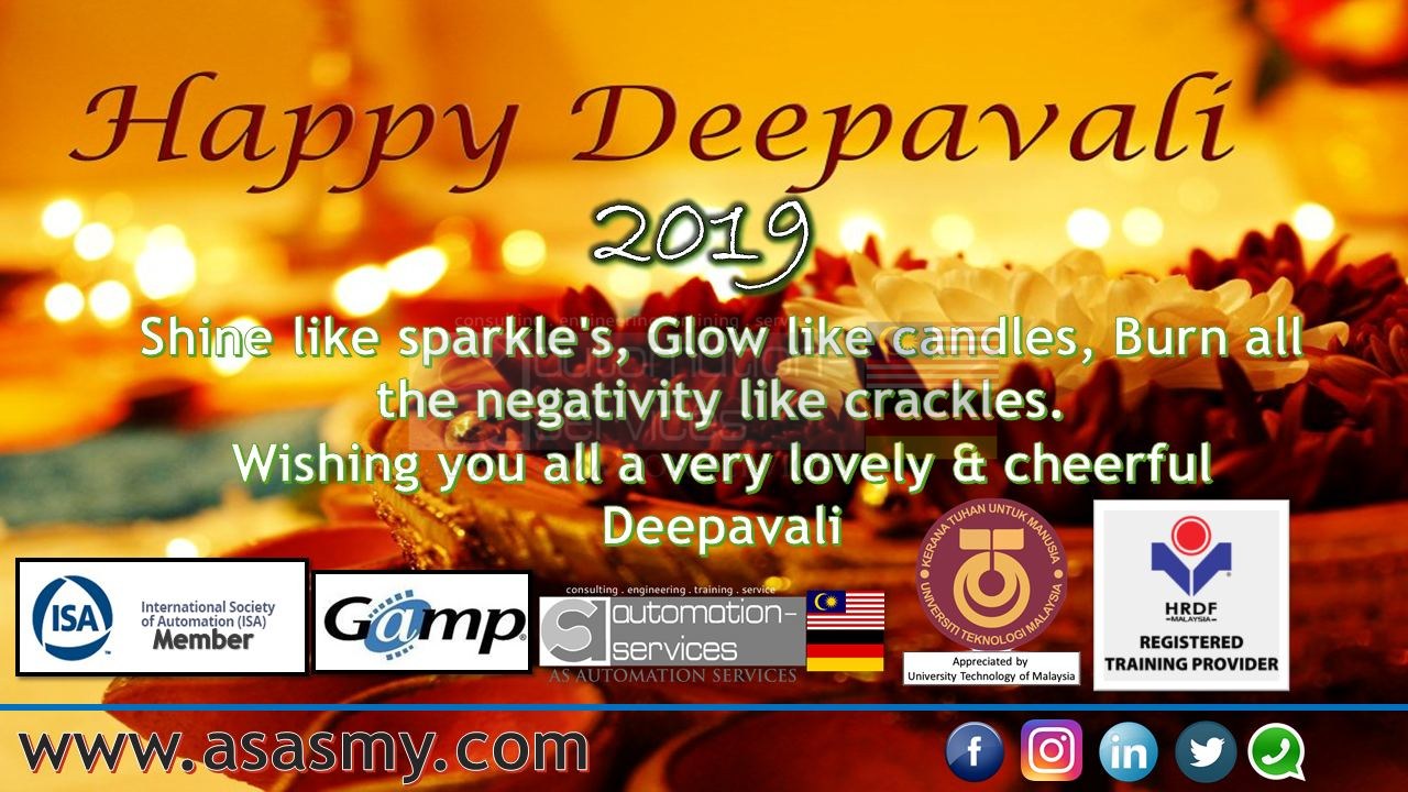 En Iniya deepavali nal valthukal, Happy Deepavali 2019 to all my family, friends, Malaysian, Indians and to my customers who's celebrating(Business is close on 27 & 28 October 2019). — training photo