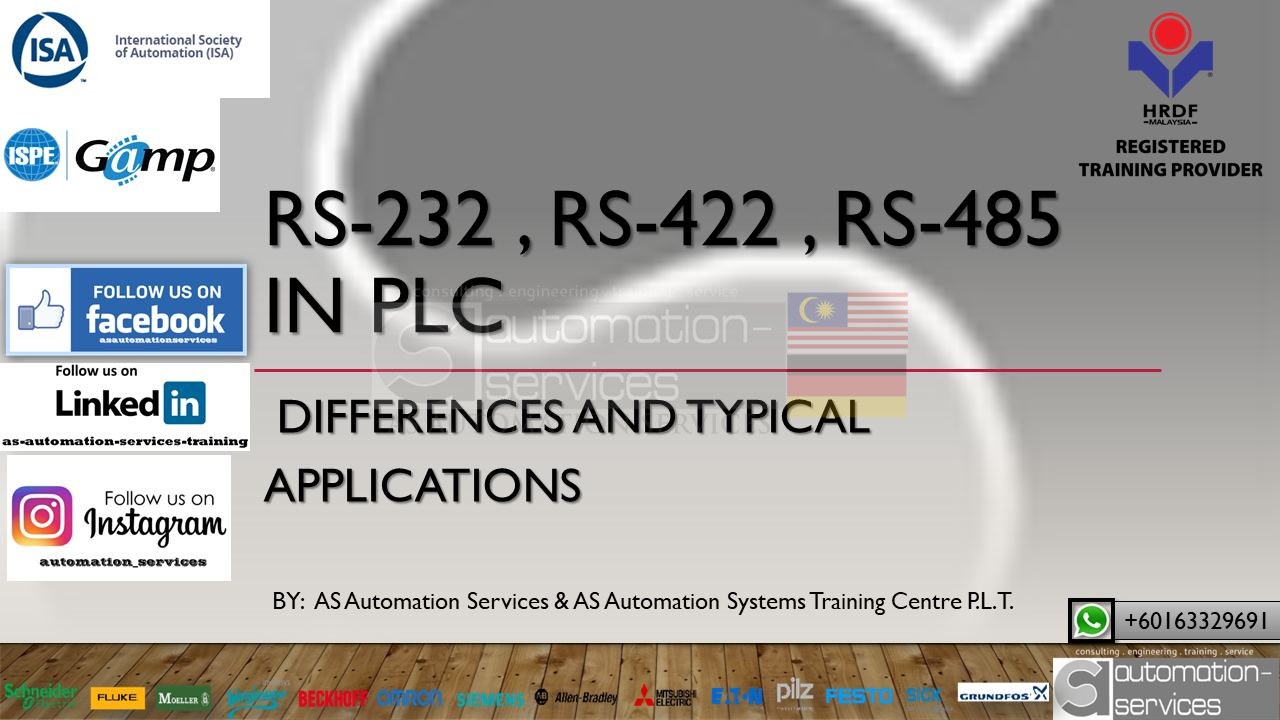 RS-232 , RS-422 & RS-485 IN PLC : Difference and Typical Application. — photo 1 of 7