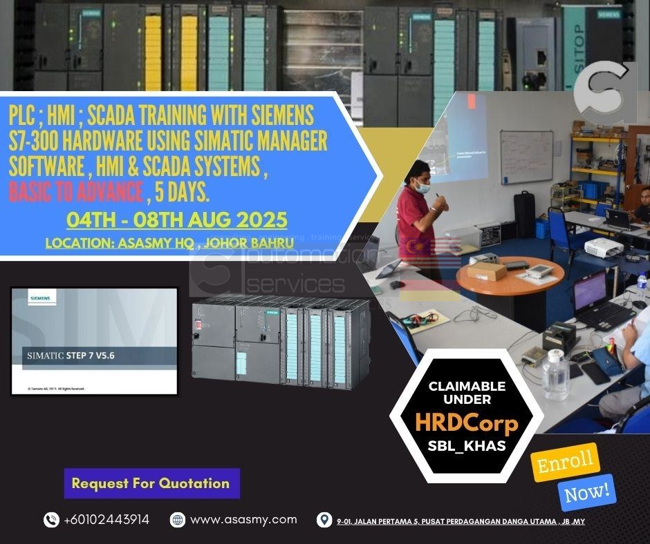 Master Siemens S7-300 PLC with Simatic Manager – 5-Day Hands-On Training!