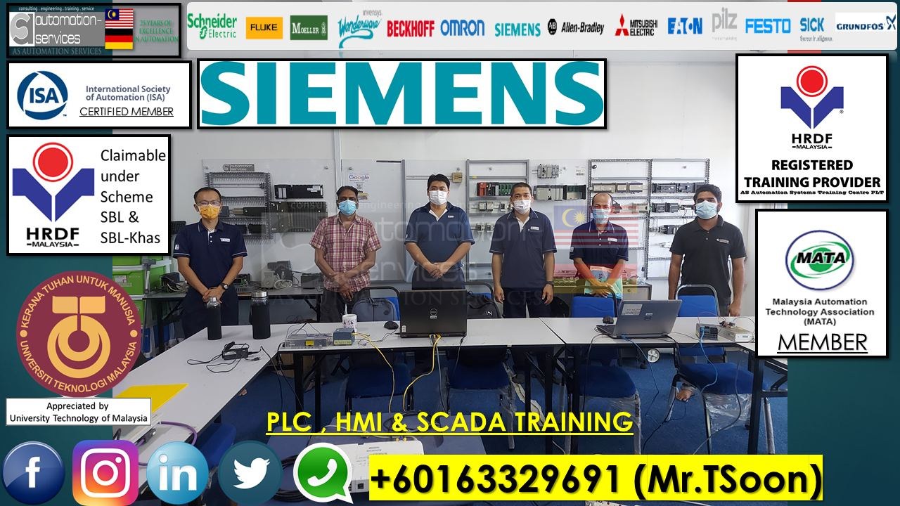 Siemens Simatic Manager V5.6, WinCC Flexible & VFD Training / Tia Portal V15.1(Basic,Intermediate & Advance) — training photo