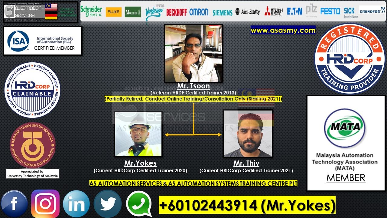 Mr.TSoon Retirement & Transition Year 2022 / PLC ; HMI ; SCADA ; TRAINING , MALAYSIA / AS Automation Services and AS Automation Systems Training Centre Malaysia PLT. — training photo