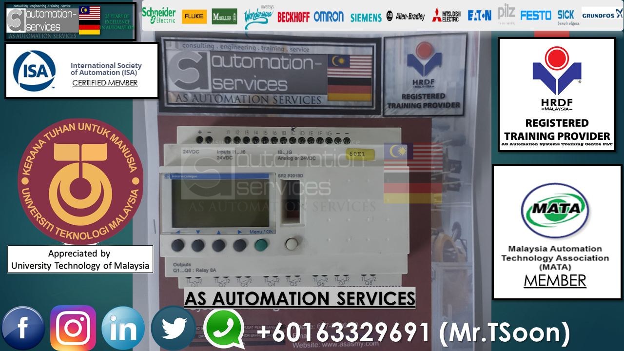 To Rewrite, Download, Simulate & Test the programs for Zelio PLC. — training photo