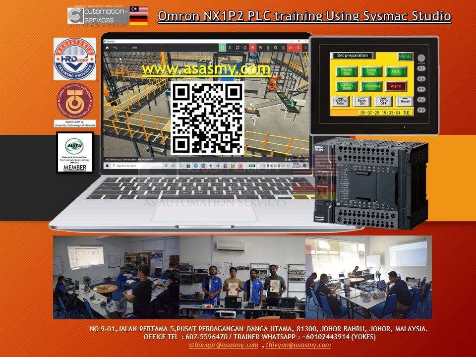 Omron NX Series PLC using Sysmac Studio , HMI and SCADA , Basic to Advance , 5 Days.