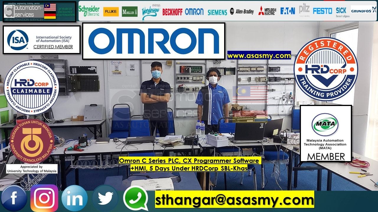 PLC , HMI , SCADA TRAINING in OMRON CX-PROGRAMMER + HMI BASIC to ADVANCE from a company that provide scope of works that includes supply, delivery, testing & commissioning, servicing & maintenance and a combination of other M&E Services.(5 Days)