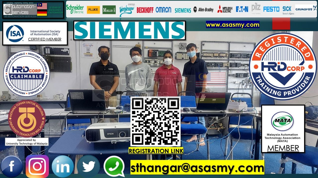 PLC , HMI , SCADA TRAINING in SIEMENS TIA PORTAL V15.1 Software with S7-1200 PLC Hardware, Basic to Advance , In-House / ASASMY LAB.