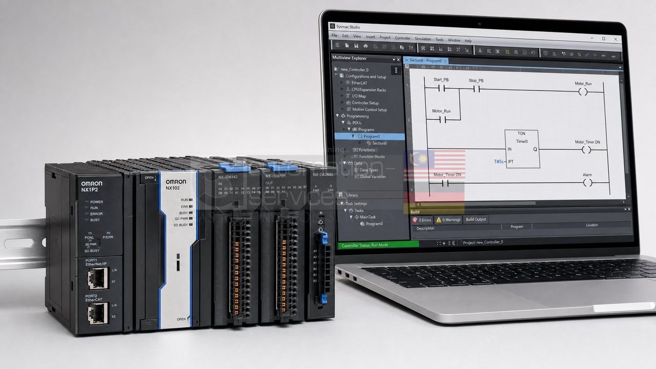 Omron CX Programmer training class at ASASMY