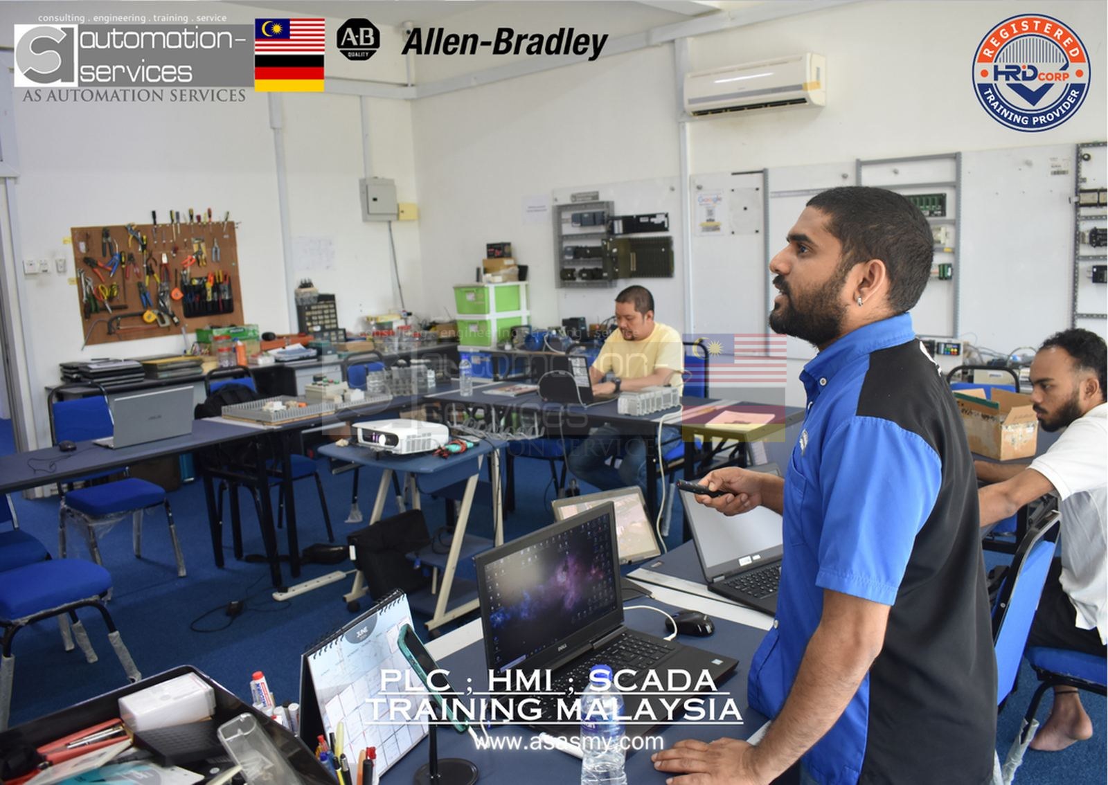Allen Bradley PLC training for engineers and technicians