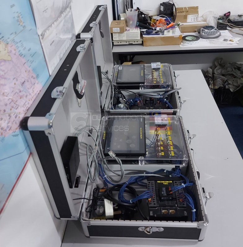 PLC & HMI training kit assembly — ASASMY workshop