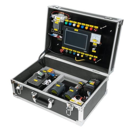 Omron CP2E PLC + VFD Dual-Motor / Single-Motor Hands-On Kit — ASASMY PLC training kit catalogue 2026