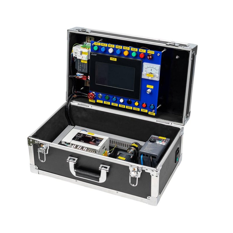 Mitsubishi FX5U PLC & FR-D720S Inverter Hands-On Kit — ASASMY PLC training kit catalogue 2026
