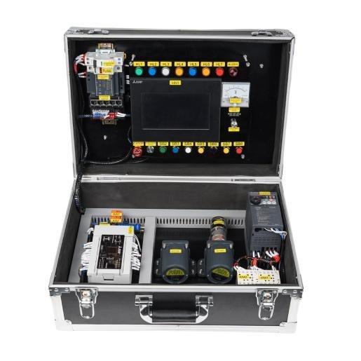 Mitsubishi FX5U PLC + VFD Dual-Motor Hands-On Kit — ASASMY PLC training kit catalogue 2026