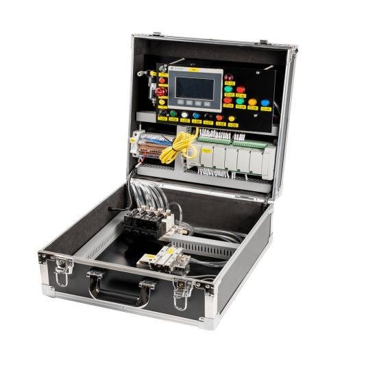 AB Micro850 Pneumatic Timing Control Equipment — ASASMY PLC training kit catalogue 2026