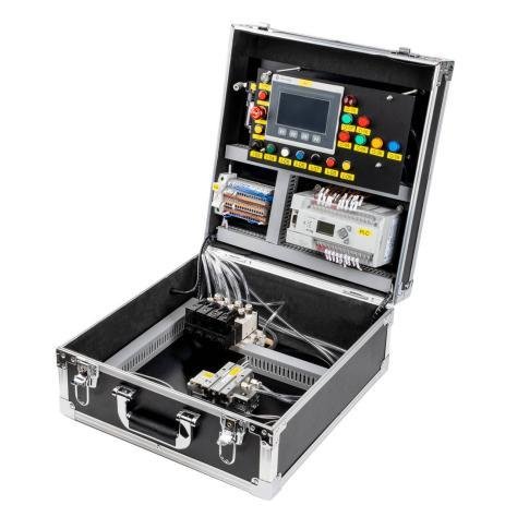 AB MicroLogix 1400 Pneumatic Timing Control Equipment — ASASMY PLC training kit catalogue 2026