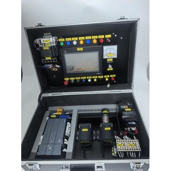 Siemens S7-1200 PLC + VFD Dual-Motor Hands-On Kit — ASASMY PLC training kit catalogue 2026